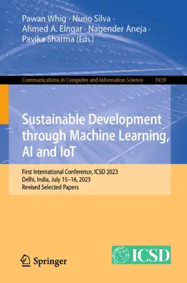 Read: Sustainable Development through Machine Learning, AI and IoT Book