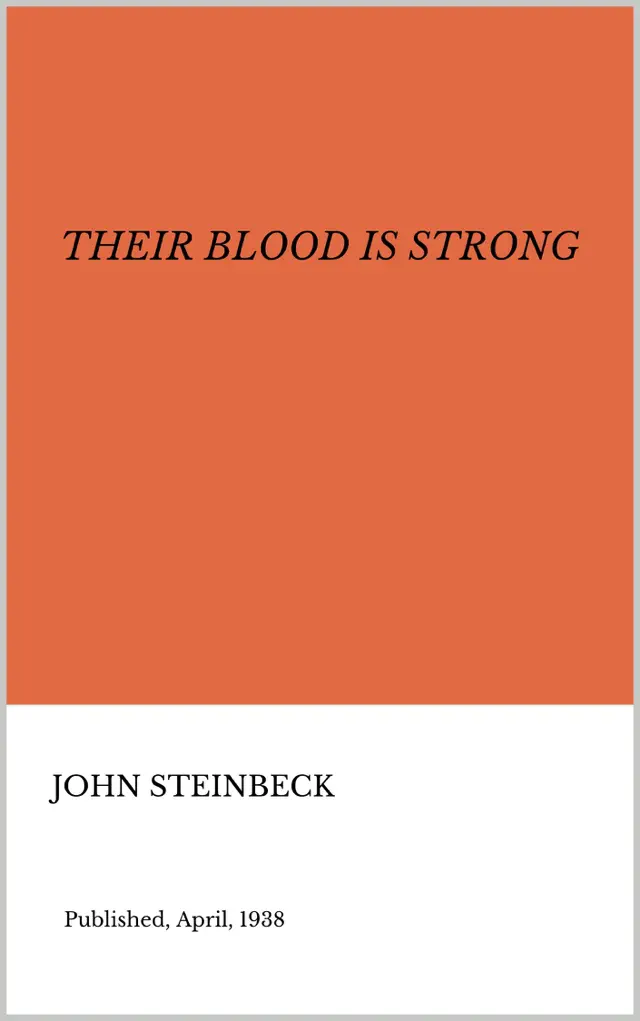 THEIR BLOOD IS STRONG
