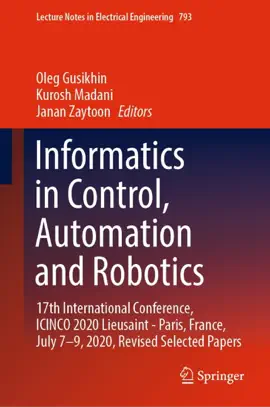 Read: Informatics in Control, Automation and Book Robotics