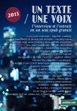 Read: Un Texte Book / Une Voix
