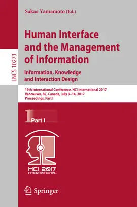Read: Human Interface and the Management of Information: Information, Knowledge and Interaction Design Book