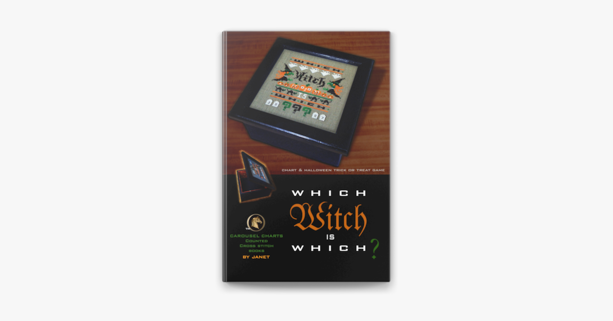 Which Witch is Which? Cross Stitch Candy Box Lid with Homonym Brain Teaser  Game eBook by Janet Raty - EPUB Book