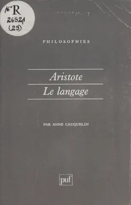 Read: Aristote : le Book langage