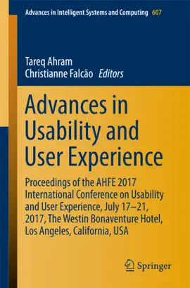 Read: Advances in Usability Book and User Experience