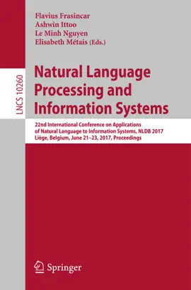 Read: Natural Language Processing and Information Systems Book