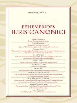 Read: Ephemerides Iuris Canonici Book