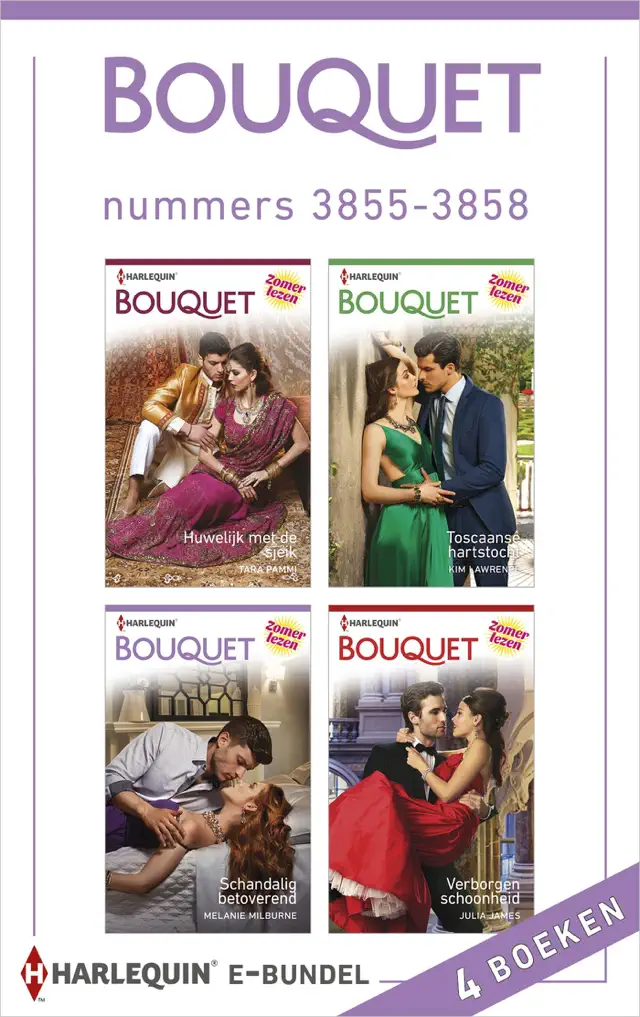 Bouquet e-bundel nummers 3855 - 3858 (4-in-1)