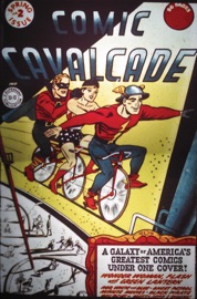Comic Cavalcade (1942-) #2 - William Moulton Marston, Ted Udall, Ed Wheelan, Bill Finger, Gardner Fox, Frank Godwin, Frank Harry, Sheldon Moldoff, Jon Kozlak, Irwin Hasen & Joe Gallagher