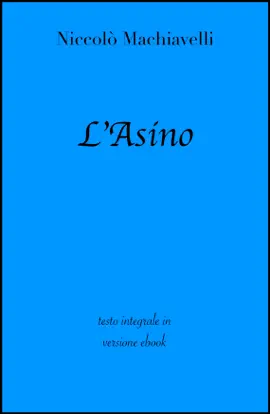 Read: L'Asino di Niccolò Machiavelli in ebook Book