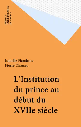 Read: L'Institution Book du prince au début du XVIIe siècle