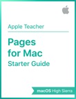 Pages for Mac Starter Guide macOS High Sierra