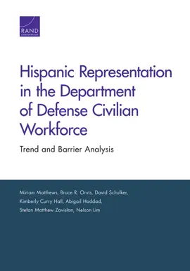 Read: Hispanic Representation in Book the Department of Defense Civilian Workforce