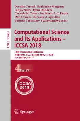 Read: Computational Science Book and Its Applications – ICCSA 2018