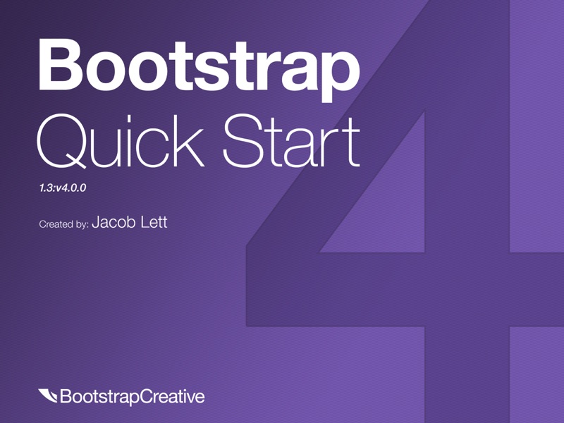 Bootstrap 4 Quick Start - Learn How to Build a Responsive Website Step by Step