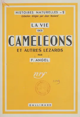 Read: Book La vie des caméléons et autres lézards