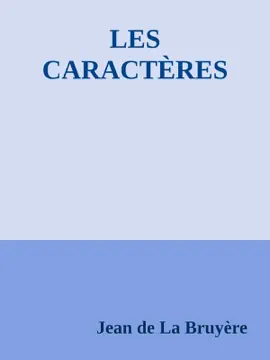 Read: LES Book CARACTÈRES