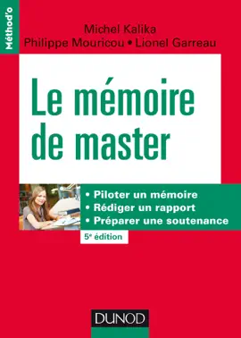 Read: Book Le mémoire de master - 5e éd.