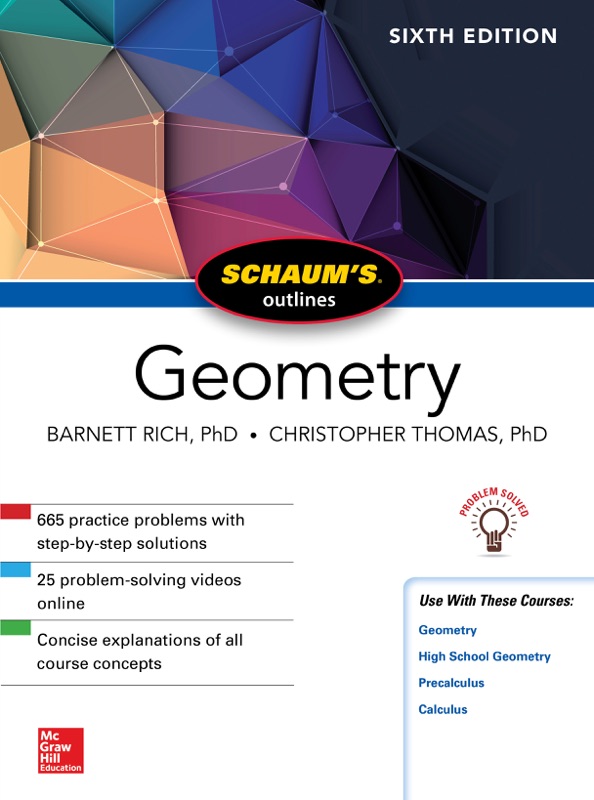 Schaum's Outlines - Geometry, Sixth Edition