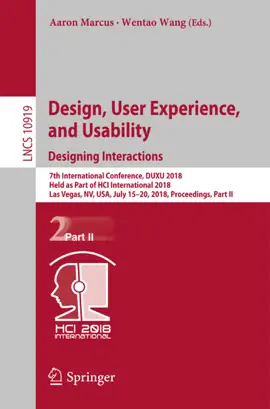 Read: Design, Book User Experience, and Usability: Designing Interactions