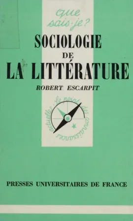 Read: Sociologie de la littérature Book