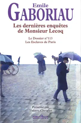 Read: Les dernières enquêtes de Mr Book Lecoq