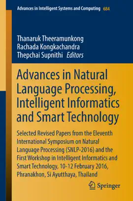 Read: Advances in Natural Language Processing, Intelligent Informatics and Book Smart Technology