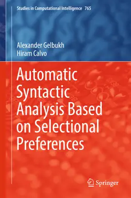 Read: Automatic Syntactic Book Analysis Based on Selectional Preferences