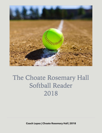 CRH Softball Reader 2018