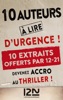 Book 10 auteurs à lire d'urgence ! - extraits offerts