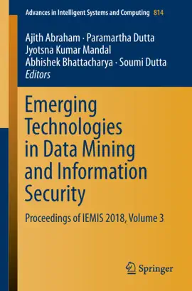 Read: Emerging Technologies in Data Book Mining and Information Security