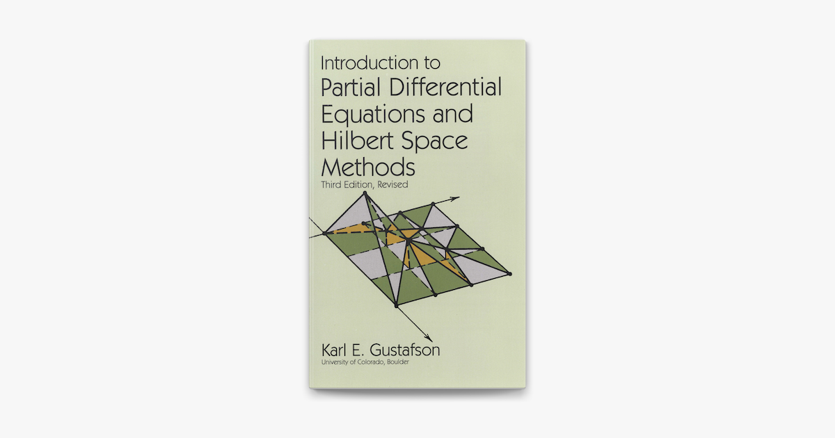 Connecting to Apple Music ‎Introduction to Partial Differential Equations and Hilbert Space Methods