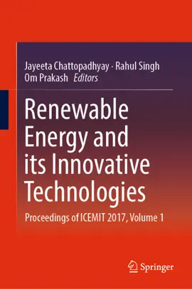 Read: Renewable Energy and its Book Innovative Technologies