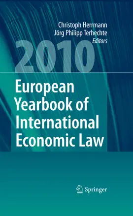 Read: European Yearbook of International Economic Law 2010 Book