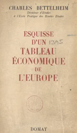 Read: Esquisse Book d'un tableau économique de l'Europe