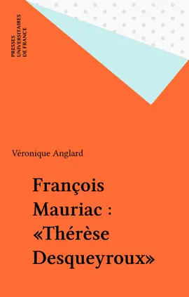 Read: François Book Mauriac : «Thérèse Desqueyroux»