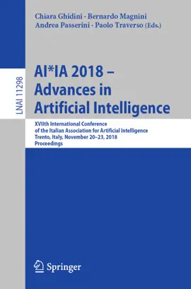 Read: AI*IA 2018 – Book Advances in Artificial Intelligence