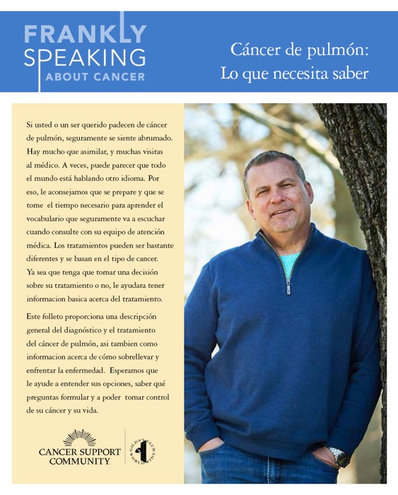 Frankly Speaking About Cancer: Cancer de pulmon: Lo que necesita saber