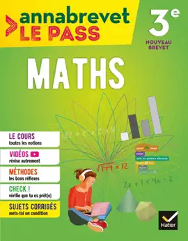 Read: Annabrevet Book Le Pass - Maths 3e