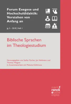 Read: Biblische Sprachen im Book Theologiestudium