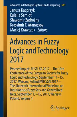 Read: Advances in Fuzzy Logic and Technology Book 2017