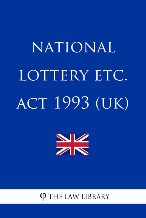 National Lottery etc. Act 1993 (UK)