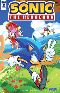 Sonic the Hedgehog #2 - Ian Flynn &amp; Adam Bryce Thomas Cover Art