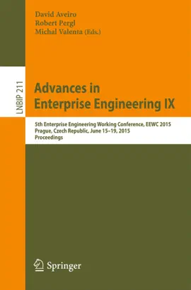Read: Book Advances in Enterprise Engineering IX