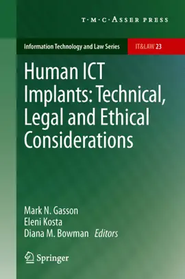 Read: Human ICT Implants: Technical, Book Legal and Ethical Considerations