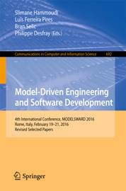 Model-Driven Engineering and Software Development - Slimane Hammoudi, Luís Ferreira Pires, Bran Selic & Philippe Desfray