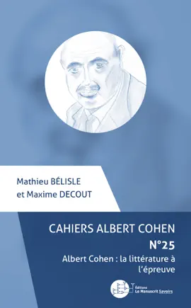 Read: Cahiers Albert Book Cohen N°25