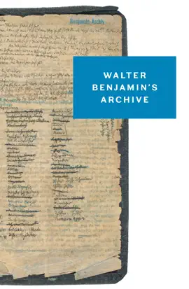 Read: Walter Book Benjamin's Archive