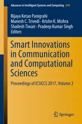 Read: Book Smart Innovations in Communication and Computational Sciences
