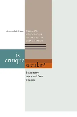 Read: Is Critique Secular? Book