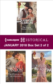 Harlequin Historical January 2018 - Box Set 2 of 2 - Kathryn Albright, Juliet Landon & Helen Dickson